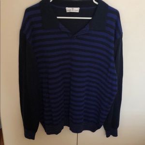 Pierre Balmain, Dark Blue & indigo Men sweater, XL
